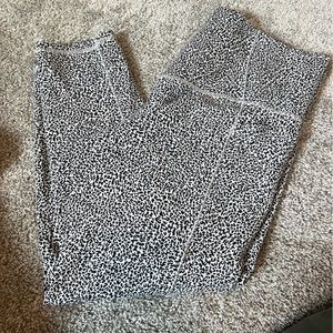 Leopard Print Black and White Leggings